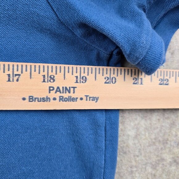 American Eagle Outfitters Mens Blue Super Soft Cotton Polo Shirt M - Picture 8 of 8